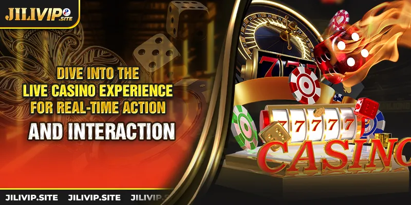 Dive into the live casino experience for real time action and interaction